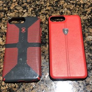 iPhone 8+ CG Mobile Ferrari and Speck Grip case